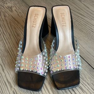 Schutz Lizah Crystal Sandal